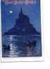 CHEMINS DE FER DE L OUEST MONT SAINT MICHEL  PEINTURE SIGNEE - Montmartin Sur Mer