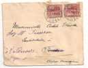 Lettre - CP De MULHAUSEN Avec Paire Vertic Germania à 10 Rouge Oblit.Càd De : MULHAUSEN - 1903 - TTB - Andere & Zonder Classificatie