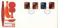 1976 Maori Artefacts  Definitives     FDC  Unddtressed - FDC