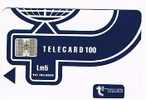 MALTA - TELEMALTA CORPORATION CHIP - LOGO BLUE LM 5 VAT (SILVER CHIP, CODE C 8 FIGURES) - USED - RIF. 7826 - Malte