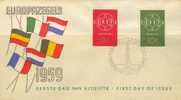 NETHERLANDS  1959 EUROPA CEPT FDC - 1959