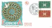 FRANCE 1963 EUROPA CEPT FDC - 1963