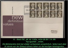 Grossbritannien – Markenheftchenblatt 0 – 82 A Auf FDC. –RR- - Booklets