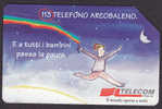 Italy Phonecard TELECOM 5000 Lire 113 Telefono Arcobaleno E A Tutti I Bambini Passa La Paura Used (2 Scans) - Otros & Sin Clasificación