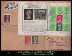 Grossbritannien – Juni 1982, 4 Pfund Markenheftchen Mi. Nr. " Stanley Gibbons". H.-Blatt Auf Brief. - Carnets