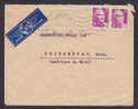 France Airmail Par Avion Label SCHOELLHAMMER & JOFFÉ PARIS R. De Beauchamp 1946 Bridgeport USA Marianne 15 F Pair - 1927-1959 Lettres & Documents