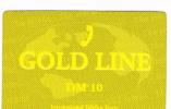 GERMANIA (GERMANY) - GOLD LINE    (REMOTE) -  MAP    -  USED - RIF. 5895 - [2] Prepaid