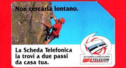 ITALIA - Scheda Telefonica - Telecom - Non Cercarla Lontano - Uomo Scala La Montagna - Golden 631 - C&C 2690 - 10.000 - - Publiques Figurées Ordinaires