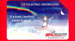 ITALIA - Scheda Telefonica - Telecom - Usata - 113 - Telefono Arcobaleno - OCR 21 - Golden 936 - Öff. Sonderausgaben