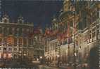 Bruxelles - Un Coin De La Grand´Place, La Nuit, Ref 1104-330 - Brussel Bij Nacht