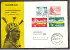 SWITZERLAND FIRST FLIGHT ZUERICH-KAPSTADT 1957 VF - Primi Voli