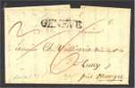 GENEVE, Lettre Préphilatelique 1825 - Très Joli. - ...-1845 Prephilately