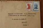 TANANARIVE   MADAGASCAR AFRIQUE OCCIDENTALE FRANCAISE LETTRE AVEC TIMBRES 1950 PAR AVION AIR MAIL   > > P/ LYON - Brieven En Documenten