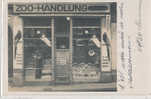 XS  669 /CARTE PHOTO  - ALLEMAGNE - ZOO - HANDLUNG. MAGASIN OISELLERIE  PERROQUETS  ACCESSOIRES CAGES ECT. - Geschäfte