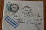 YAOUNDé  >ABONGNEBANG  CAMEROUN  .AFRIQUE  FRANCAISE LETTRE>TIMBRE 1954  PAR AVION AIR MAIL   > > P/ LYON - Storia Postale