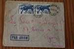 YAOUNDé  CAMEROUN  .AFRIQUE  FRANCAISE LETTRE>TIMBRE 1950  PAR AVION AIR MAIL   > > P/ LYON - Cartas & Documentos