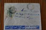 YAOUNDé   CAMEROUN  .AFRIQUE  FRANCAISE LETTRE>TIMBRE 1951  PAR AVION AIR MAIL   > > P/ LYON - Lettres & Documents