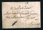 Allemagne Precurseur 1785 Lettre Datee D'Ingenbruck + Port 2 Pour Ensival - [Voorlopers