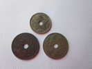 2*25 Cent 1908 BELGIQUE + 10 Cent CONGO BELGE 1911 - 25 Cent