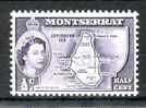 Monserrat 1953 Freimarken 1v  MNH** - Montserrat