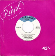 SP 45 RPM (7")  Teddy Reno  "  Sous Le Beau Ciel De Rome  " - Autres - Musique Italienne