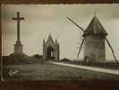 85 - LES HERBIERS - Calvaire Chapelle Et Vieux Moulin Du Mont Des Alouettes. (CPSM) - Les Herbiers