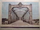 CPA Langon Gironde Entrée Du Pont - Couleur 1957 - Langon