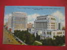 Shreveport La-- View Caddo Parish Court House Square  Linen--=====ref158 - Shreveport