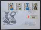 LICHTENSTEIN / 1966 LETTRE RECOMMANDEE FDC DU # 413 AU 416 (ref 788) - Covers & Documents