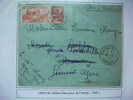 Tunisie Lettre Avion Cover Gafsa Gare 1945 ( Distribution ). - Cartas & Documentos