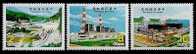 1986 Electric Power Stamps Reservoir Dam Architecture Atom - Agua