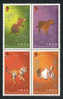 2011 China Hong Kong Rat Ox Tiger Rabbit Block OF 4 Stamp - Neufs