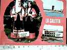 NUORO LA CALETTA DI SINISCOLA  VEDUTE E RAGAZZE IN COSTUME SARDO VB1975  DB2410 - Nuoro