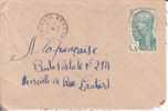 MBALMAYO - CAMEROUN - 1955 - Colonies Francaises,avion,lettre,m Arcophilie - Lettres & Documents