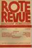 Rote Revue - Sozialistische Monatsschrift, Zürich         1937 - Contemporary Politics