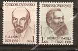 Czechoslovakia 1980 Lenin Engels Russia  MNH - Ongebruikt