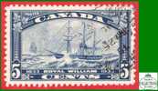 Canada # 204 Scott - Unitrade - O - 5 Cents - Royal William Ship / Bateau - Voilier - Usati