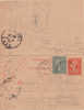 Carte Lettre  CL  Type Semeuse 10 C   + Timbre N° 130 - Tarjetas Cartas
