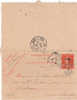 Carte Lettre CL  Type Semeuse 10 C   09/10/1913 - Tarjetas Cartas