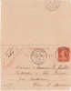 Carte Lettre CL  Type Semeuse 10 C   17/09/1911 - Tarjetas Cartas