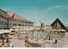 LP44  Miami Beach, Florida, FL, Postcard, The Castaways Motel, Fairyland Island Pool View. - Miami Beach