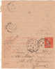 Carte Lettre CL  Type Semeuse 10 C      24/09/1916 - Kaartbrieven