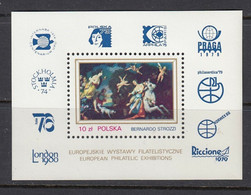 Poland 1979 MiNr. 2643(Block 78) Polen Art Painting Bernardo Strozzi Rape Of Europa 1s/sh MNH** 1,50 € - Nus
