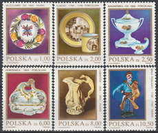 Poland 1982 MiNr. 2793 - 2798 Polen Faience And Porcelain (II) 6v MNH** 3.50 € - Porcelaine