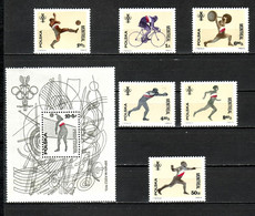 Poland 1976 MiNr. 2452 - 2457 (Block 65) Polen Olympic Games Montreal 6v+1bl MNH** 4.80 € - Summer 1976: Montreal