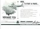 Reclame Uit 1954 - TCA Trans Canada Airlines - Aviation - Advertenties