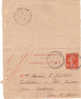 Carte Lettre CL Type Semeuse 10 C      25/04/1912 - Kaartbrieven