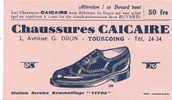 BU 528/BUVARD -  CHAUSSURES  CAICAIRE  TOURCOING - Chaussures