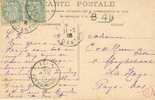 Postal PARIS (Rue Danton) 1906. Circulada A Holanda - 1900-29 Blanc