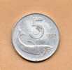 PIECE DE 5 LIRES 1955 - ITALIE - 5 Lire